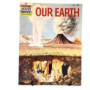 VTG 1st Ed. 1960 How and Why Wonder Book of Our Earth 5010, PB